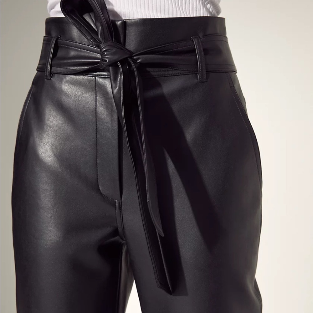 Aritzia Wilfred New Tie Front Pant